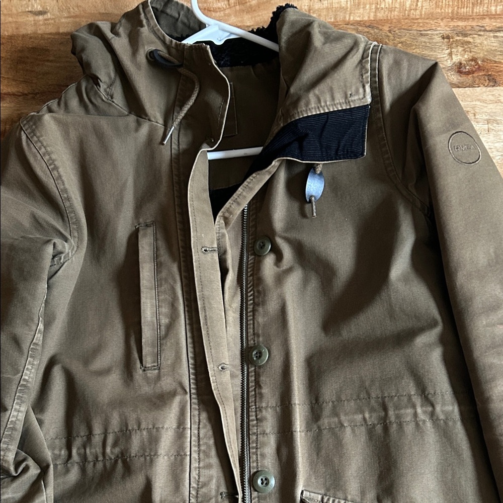 RVCA Olive Green Jacket XS
